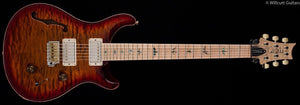 PRS Wood Library Custom 24 Semi-Hollow Swamp Ash Dark Cherry Burst