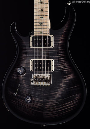 PRS Custom 24 Lefty Charcoal Burst 10 Top Flame Maple Neck (644)