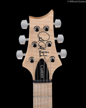 PRS Custom 24 Lefty Charcoal Burst 10 Top Flame Maple Neck (644)