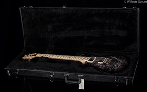 PRS Custom 24 Lefty Charcoal Burst 10 Top Flame Maple Neck (644)