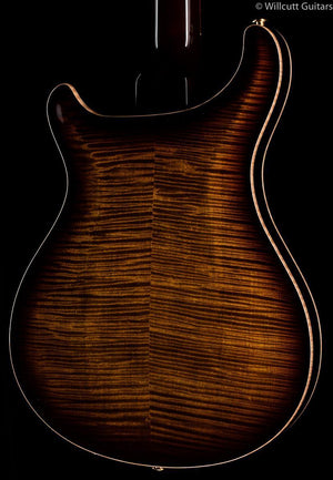 PRS Hollowbody II Black Gold Burst Wood Library Edition Korina Neck