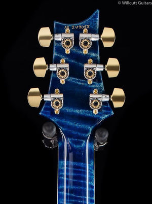 PRS McCarty Singlecut 594 Wood Library River Blue Wrap Burst Maple Neck