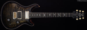 PRS Custom 24 Wood Library 10 Top Flame Maple Neck Obsidian Smokeburst