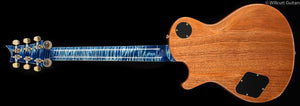 PRS McCarty Singlecut 594 Wood Library River Blue Wrap Burst Maple Neck