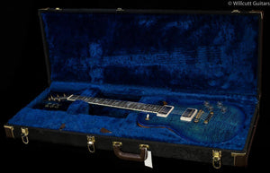PRS McCarty Singlecut 594 Wood Library River Blue Wrap Burst Maple Neck