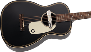 Gretsch G9520E Gin Rickey Acoustic/Electric with Soundhole Pickup, Walnut Fingerboard, Smokestack Black