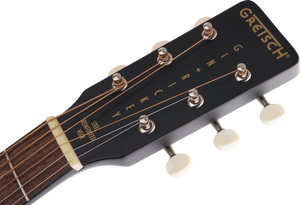 Gretsch G9520E Gin Rickey Acoustic/Electric with Soundhole Pickup, Walnut Fingerboard, Smokestack Black