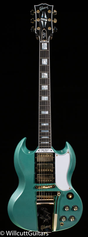 Gibson Custom Shop 1963 SG Custom Willcutt Exclusive Inverness Green Maestro VOS (853)