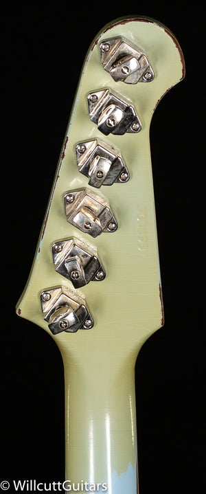 Gibson Custom Shop 1963 Firebird V w/ Maestro Vibrola Murphy Lab Heavy Aged Antique Frost Blue (893)