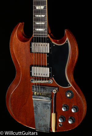 Gibson 1964 SG Standard Reissue w/ Maestro Vibrola Heavy Aged Faded Cherry (964)