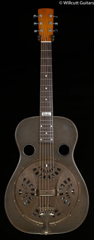 National Scheerhorn Model S-1 Weathered Steel Round neck