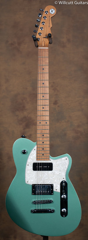 Reverend Double Agent OG Roasted Maple Fingerboard Electric Guitar Metallic Alpine