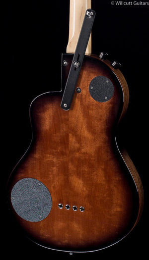 Rick Turner Renaissance RB-4 Bass Fretless Camphor Burl Bass Guitar (338)