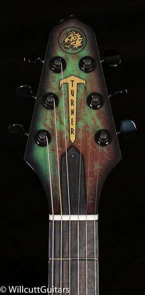 Rick Turner Model 1 Standard Electric Guitar Olive Brown Bezardapoxy (658)