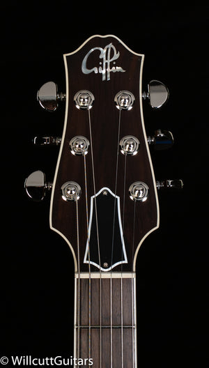 Giffin Standard Hollow Black Limba Charcoal Burst Quilt (210)