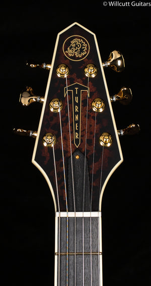 Rick Turner Model 1 CP Deluxe Tortoise Burst Top (723)