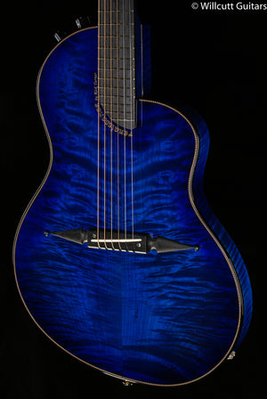 Rick Turner Renaissance RS6 Standard Steel String AmpliCoustic Guitar Flame Maple Blue Lagoon finish (779)
