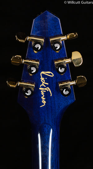 Rick Turner Renaissance RS6 Standard Steel String AmpliCoustic Guitar Flame Maple Blue Lagoon finish (779)