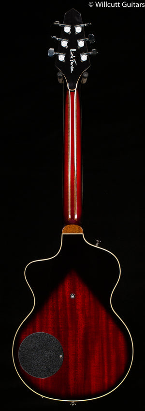 Rick Turner Model 1 Deluxe Electric Guitar Curly Redwood Red Teardrop Burst (799)