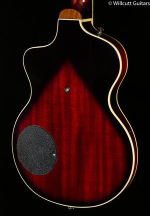 Rick Turner Model 1 Deluxe Electric Guitar Curly Redwood Red Teardrop Burst (799)