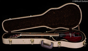 Rick Turner Model 1 Deluxe Electric Guitar Curly Redwood Red Teardrop Burst (799)