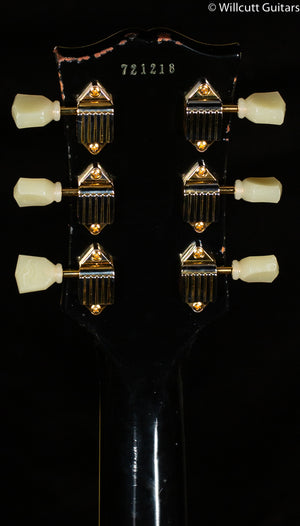 Gibson 1957 Les Paul Custom Reissue 3- Pickup Bigsby Murphy Lab Light Aged Ebony (218)