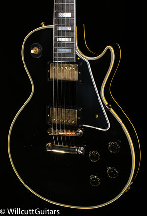 Gibson Custom Shop 1957 Les Paul Custom Reissue 2- Pickup Murphy Lab Ultra Light Aged Ebony (498)