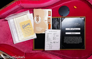 Gibson Custom Shop 1958 Les Paul Standard Willcutt Exclusive Ebony VOS (330)