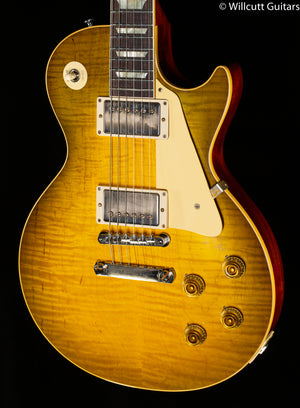 Gibson Custom Shop 1959 Les Paul Standard Green Lemon Fade Murphy Lab Ultra Light Aged (454)