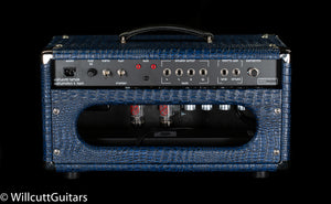 Amplified Nation Ampliphonix and Gain Head 50W EL34 Blue Croc/Black Sparkle Grille