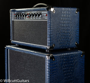 Amplified Nation Ampliphonix and Gain Head 50W EL34 Blue Croc/Black Sparkle Grille