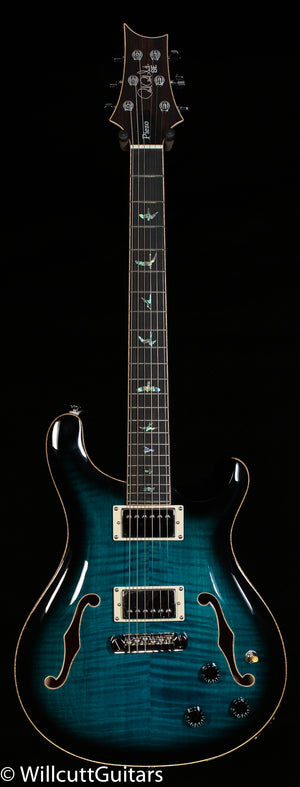 PRS SE Hollowbody II Piezo  Peacock Blue Smokeburst