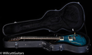 PRS SE Hollowbody II Piezo  Peacock Blue Smokeburst