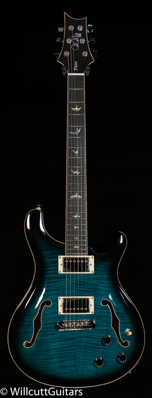 PRS SE Hollowbody II Piezo  Peacock Blue Smokeburst