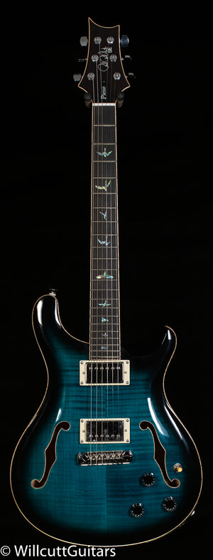 PRS SE Hollowbody II Piezo  Peacock Blue Smokeburst