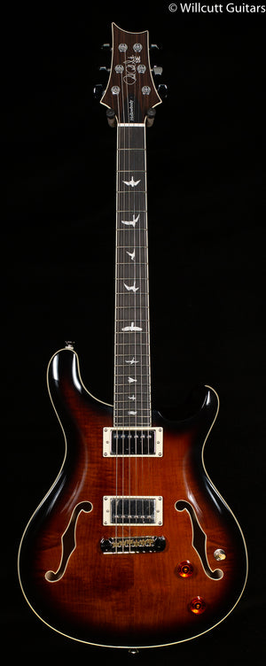 PRS SE Hollowbody II Maple Top/Back Black Gold Sunburst (296)