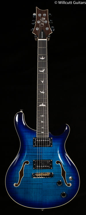 2022 PRS SE Hollowbody II, Maple top and back Faded Blue Burst (901)