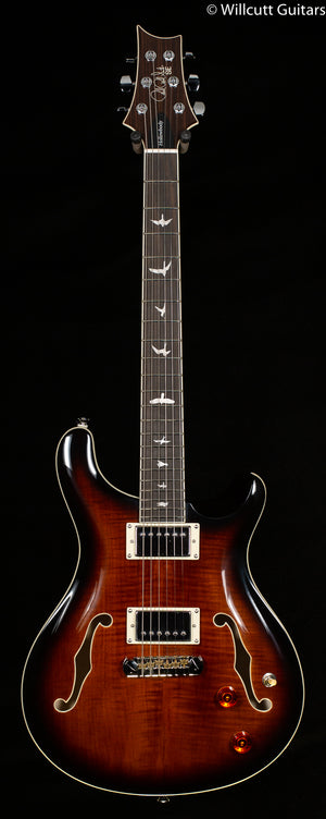 PRS SE Hollowbody II Maple Top/Back Black Gold Sunburst (493)