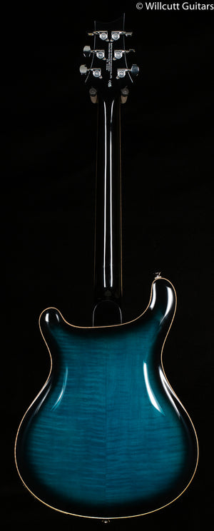 PRS SE Hollowbody II Piezo, Maple top Peacock Blue Smokeburst (194)