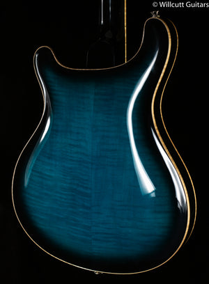 PRS SE Hollowbody II Piezo, Maple top Peacock Blue Smokeburst (194)