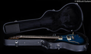 PRS SE Hollowbody II Piezo, Maple top Peacock Blue Smokeburst (194)