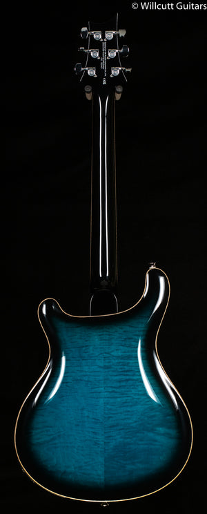 PRS SE Hollowbody II Piezo, Maple top Peacock Blue Smokeburst (415)