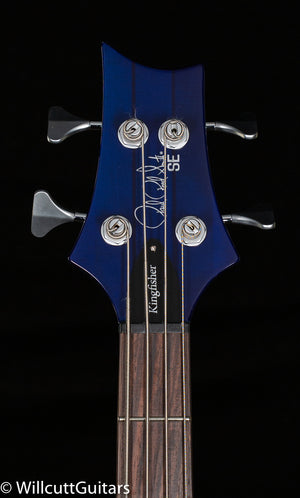 2021 PRS SE Kingfisher Bass Faded Blue Wraparound Burst Bass Guitar