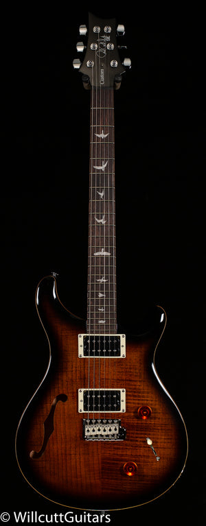 PRS SE Custom 22 Semi-Hollow Black Gold Sunburst (900)