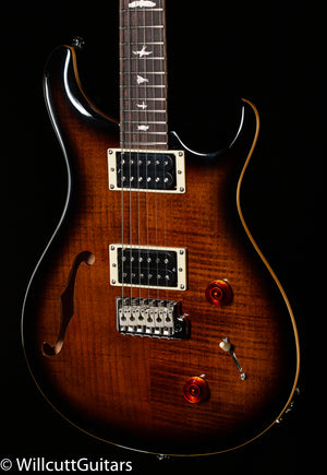 PRS SE Custom 22 Semi-Hollow Black Gold Sunburst (900)