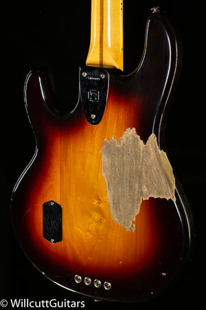 Ernie Ball Music Man Cliff Williams StingRay Bass Back in Burst Bass Guitar