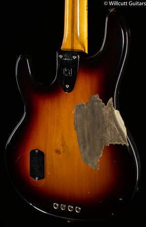 Ernie Ball Music Man Cliff Williams StingRay Bass Back in Burst Bass Guitar