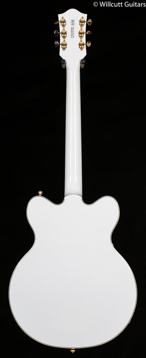 Gretsch G5422GLH Electromatic Classic Hollow Body Double-Cut with Gold Hardware, Left-Handed, Laurel Fingerboard, Snowcrest White (945)
