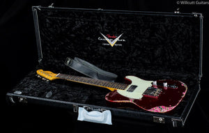 Fender Custom Shop Ltd '60s HS Tele Heavy Relic Candy Apple Red over Pink Paisley (705)
