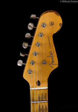 Fender Custom Shop 1955 Strat Relic Wide Fade Chocolate 2-Tone Sunburst (109)